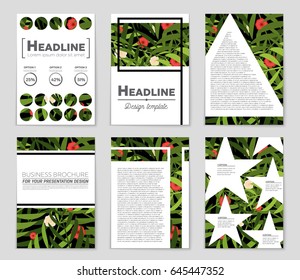Abstract vector layout background set. For art template design, list, front page, mockup brochure theme style, banner, idea, cover, booklet, print, flyer, book, blank, card, ad, sign, sheet,, a4
