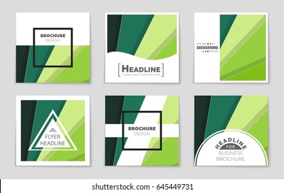 Abstract vector layout background set. For art template design, list, front page, mockup brochure theme style, banner, idea, cover, booklet, print, flyer, book, blank, card, ad, sign, sheet,, a4