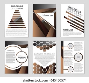 Abstract vector layout background set. For art template design, list, front page, mockup brochure theme style, banner, idea, cover, booklet, print, flyer, book, blank, card, ad, sign, sheet,, a4