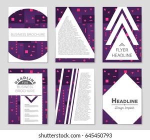 Abstract vector layout background set. For art template design, list, front page, mockup brochure theme style, banner, idea, cover, booklet, print, flyer, book, blank, card, ad, sign, sheet,, a4