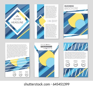 Abstract vector layout background set. For art template design, list, front page, mockup brochure theme style, banner, idea, cover, booklet, print, flyer, book, blank, card, ad, sign, sheet,, a4