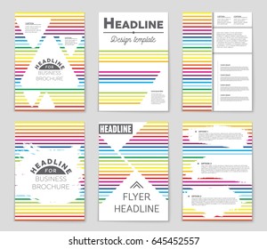 Abstract vector layout background set. For art template design, list, front page, mockup brochure theme style, banner, idea, cover, booklet, print, flyer, book, blank, card, ad, sign, sheet,, a4