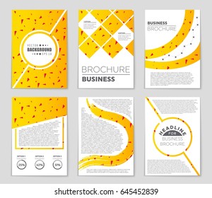 Abstract vector layout background set. For art template design, list, front page, mockup brochure theme style, banner, idea, cover, booklet, print, flyer, book, blank, card, ad, sign, sheet,, a4