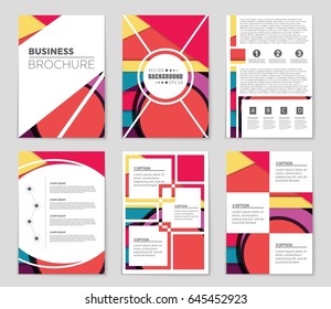 Abstract vector layout background set. For art template design, list, front page, mockup brochure theme style, banner, idea, cover, booklet, print, flyer, book, blank, card, ad, sign, sheet,, a4
