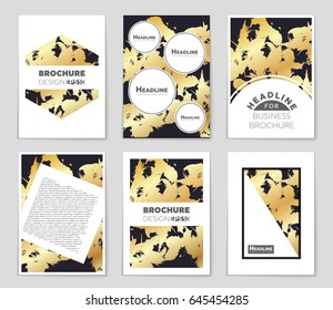 Abstract vector layout background set. For art template design, list, front page, mockup brochure theme style, banner, idea, cover, booklet, print, flyer, book, blank, card, ad, sign, sheet,, a4