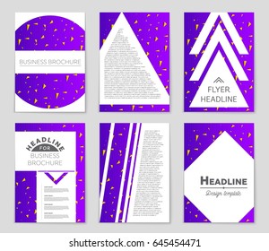 Abstract vector layout background set. For art template design, list, front page, mockup brochure theme style, banner, idea, cover, booklet, print, flyer, book, blank, card, ad, sign, sheet,, a4