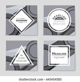 Abstract vector layout background set. For art template design, list, front page, mockup brochure theme style, banner, idea, cover, booklet, print, flyer, book, blank, card, ad, sign, sheet,, a4