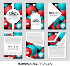 Abstract vector layout background set. For art template design, list, front page, mockup brochure theme style, banner, idea, cover, booklet, print, flyer, book, blank, card, ad, sign, sheet,, a4