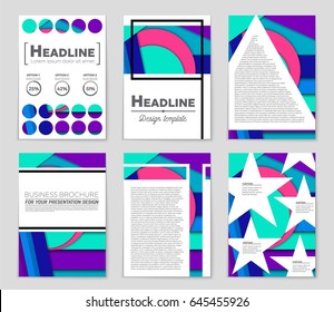 Abstract vector layout background set. For art template design, list, front page, mockup brochure theme style, banner, idea, cover, booklet, print, flyer, book, blank, card, ad, sign, sheet,, a4