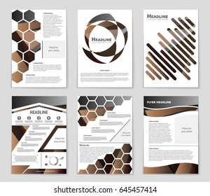 Abstract vector layout background set. For art template design, list, front page, mockup brochure theme style, banner, idea, cover, booklet, print, flyer, book, blank, card, ad, sign, sheet,, a4