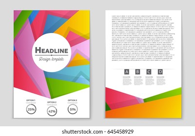Abstract vector layout background set. For art template design, list, front page, mockup brochure theme style, banner, idea, cover, booklet, print, flyer, book, blank, card, ad, sign, sheet,, a4