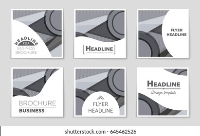 Abstract vector layout background set. For art template design, list, front page, mockup brochure theme style, banner, idea, cover, booklet, print, flyer, book, blank, card, ad, sign, sheet,, a4