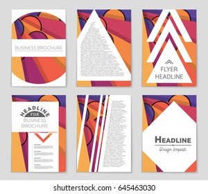 Abstract vector layout background set. For art template design, list, front page, mockup brochure theme style, banner, idea, cover, booklet, print, flyer, book, blank, card, ad, sign, sheet,, a4