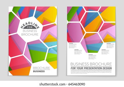 Abstract vector layout background set. For art template design, list, front page, mockup brochure theme style, banner, idea, cover, booklet, print, flyer, book, blank, card, ad, sign, sheet,, a4