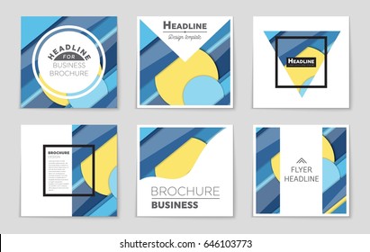 Abstract vector layout background set. For art template design, list, front page, mockup brochure theme style, banner, idea, cover, booklet, print, flyer, book, blank, card, ad, sign, sheet,, a4