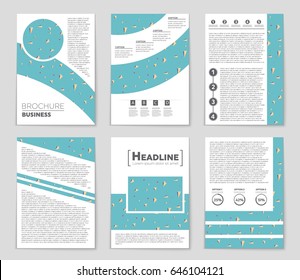 Abstract vector layout background set. For art template design, list, front page, mockup brochure theme style, banner, idea, cover, booklet, print, flyer, book, blank, card, ad, sign, sheet,, a4