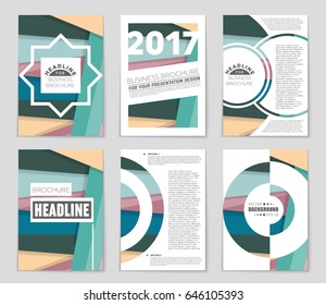 Abstract vector layout background set. For art template design, list, front page, mockup brochure theme style, banner, idea, cover, booklet, print, flyer, book, blank, card, ad, sign, sheet,, a4