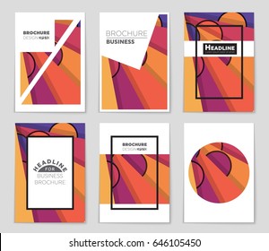 Abstract vector layout background set. For art template design, list, front page, mockup brochure theme style, banner, idea, cover, booklet, print, flyer, book, blank, card, ad, sign, sheet,, a4