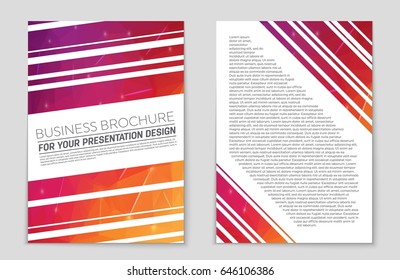 Abstract vector layout background set. For art template design, list, page, mockup brochure theme style, banner, idea, cover, booklet, print, flyer, book, blank, card, ad, sign, sheet,, a4.