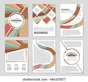 Abstract vector layout background set. For art template design, list, front page, mockup brochure theme style, banner, idea, cover, booklet, print, flyer, book, blank, card, ad, sign, sheet,, a4