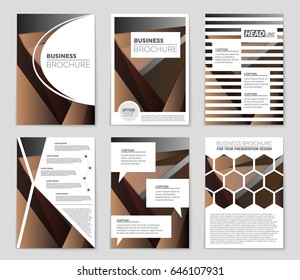 Abstract vector layout background set. For art template design, list, front page, mockup brochure theme style, banner, idea, cover, booklet, print, flyer, book, blank, card, ad, sign, sheet,, a4