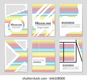 Abstract vector layout background set. For art template design, list, front page, mockup brochure theme style, banner, idea, cover, booklet, print, flyer, book, blank, card, ad, sign, sheet,, a4