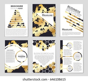 Abstract vector layout background set. For art template design, list, front page, mockup brochure theme style, banner, idea, cover, booklet, print, flyer, book, blank, card, ad, sign, sheet,, a4