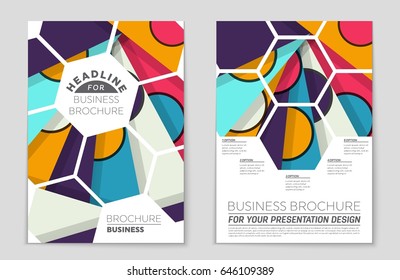 Abstract vector layout background set. For art template design, list, front page, mockup brochure theme style, banner, idea, cover, booklet, print, flyer, book, blank, card, ad, sign, sheet,, a4
