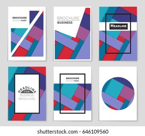 Abstract vector layout background set. For art template design, list, front page, mockup brochure theme style, banner, idea, cover, booklet, print, flyer, book, blank, card, ad, sign, sheet,, a4