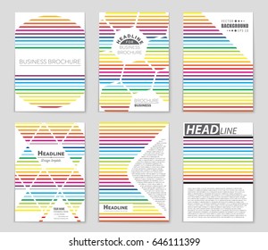 Abstract vector layout background set. For art template design, list, front page, mockup brochure theme style, banner, idea, cover, booklet, print, flyer, book, blank, card, ad, sign, sheet,, a4