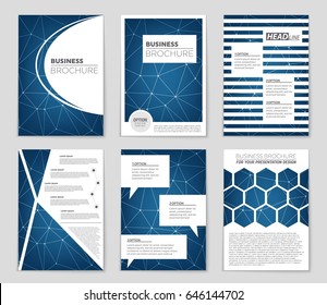Abstract vector layout background set. For art template design, list, front page, mockup brochure theme style, banner, idea, cover, booklet, print, flyer, book, blank, card, ad, sign, sheet,, a4