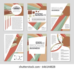 Abstract vector layout background set. For art template design, list, front page, mockup brochure theme style, banner, idea, cover, booklet, print, flyer, book, blank, card, ad, sign, sheet,, a4