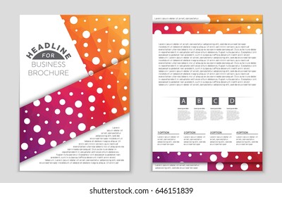 Abstract vector layout background set. For art template design, list, front page, mockup brochure theme style, banner, idea, cover, booklet, print, flyer, book, blank, card, ad, sign, sheet,, a4