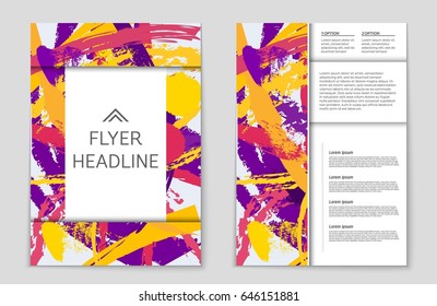 Abstract vector layout background set. For art template design, list, front page, mockup brochure theme style, banner, idea, cover, booklet, print, flyer, book, blank, card, ad, sign, sheet,, a4.