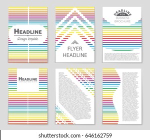 Abstract vector layout background set. For art template design, list, front page, mockup brochure theme style, banner, idea, cover, booklet, print, flyer, book, blank, card, ad, sign, sheet,, a4