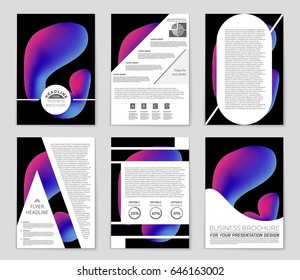 Abstract vector layout background set. For art template design, list, front page, mockup brochure theme style, banner, idea, cover, booklet, print, flyer, book, blank, card, ad, sign, sheet,, a4