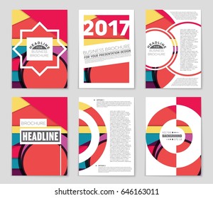 Abstract vector layout background set. For art template design, list, front page, mockup brochure theme style, banner, idea, cover, booklet, print, flyer, book, blank, card, ad, sign, sheet,, a4