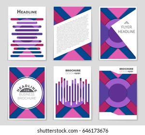 Abstract vector layout background set. For art template design, list, front page, mockup brochure theme style, banner, idea, cover, booklet, print, flyer, book, blank, card, ad, sign, sheet,, a4