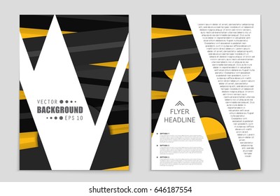 Abstract vector layout background set. For art template design, list, front page, mockup brochure theme style, banner, idea, cover, booklet, print, flyer, book, blank, card, ad, sign, sheet,, a4