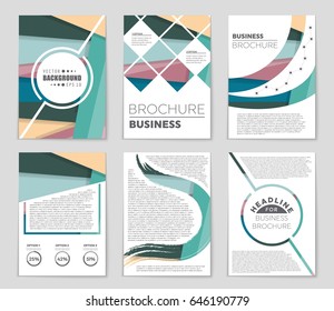 Abstract vector layout background set. For art template design, list, front page, mockup brochure theme style, banner, idea, cover, booklet, print, flyer, book, blank, card, ad, sign, sheet,, a4