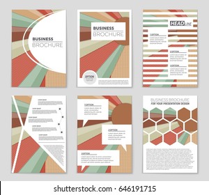 Abstract vector layout background set. For art template design, list, front page, mockup brochure theme style, banner, idea, cover, booklet, print, flyer, book, blank, card, ad, sign, sheet,, a4