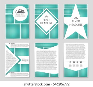 Abstract vector layout background set. For art template design, list, front page, mockup brochure theme style, banner, idea, cover, booklet, print, flyer, book, blank, card, ad, sign, sheet,, a4