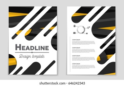 Abstract vector layout background set. For art template design, list, front page, mockup brochure theme style, banner, idea, cover, booklet, print, flyer, book, blank, card, ad, sign, sheet,, a4