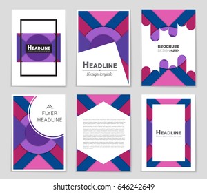 Abstract vector layout background set. For art template design, list, front page, mockup brochure theme style, banner, idea, cover, booklet, print, flyer, book, blank, card, ad, sign, sheet,, a4