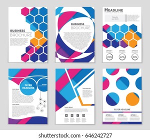 Abstract vector layout background set. For art template design, list, front page, mockup brochure theme style, banner, idea, cover, booklet, print, flyer, book, blank, card, ad, sign, sheet,, a4