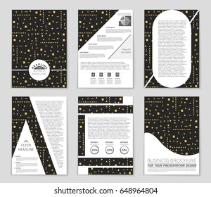 Abstract vector layout background set. For art template design, list, front page, mockup brochure theme style, banner, idea, cover, booklet, print, flyer, book, blank, card, ad, sign, sheet,, a4
