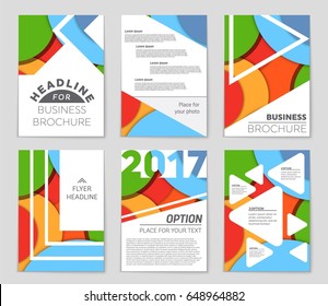 Abstract vector layout background set. For art template design, list, front page, mockup brochure theme style, banner, idea, cover, booklet, print, flyer, book, blank, card, ad, sign, sheet,, a4
