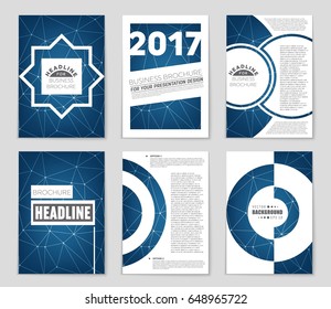 Abstract vector layout background set. For art template design, list, front page, mockup brochure theme style, banner, idea, cover, booklet, print, flyer, book, blank, card, ad, sign, sheet,, a4