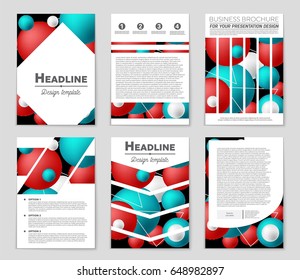 Abstract vector layout background set. For art template design, list, front page, mockup brochure theme style, banner, idea, cover, booklet, print, flyer, book, blank, card, ad, sign, sheet,, a4