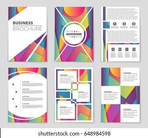 Abstract vector layout background set. For art template design, list, front page, mockup brochure theme style, banner, idea, cover, booklet, print, flyer, book, blank, card, ad, sign, sheet,, a4
